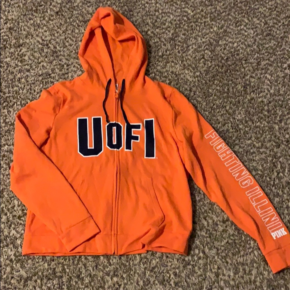 Never worn Victoria’s Secret Pink zip up